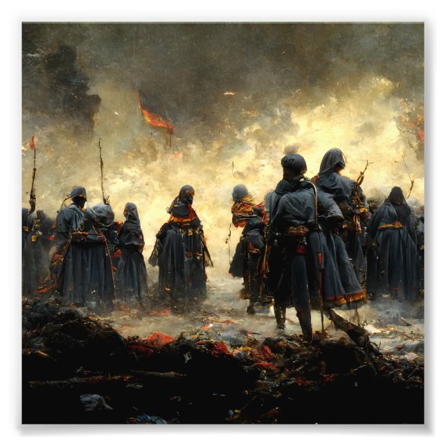 Attack the place photo print (Front)