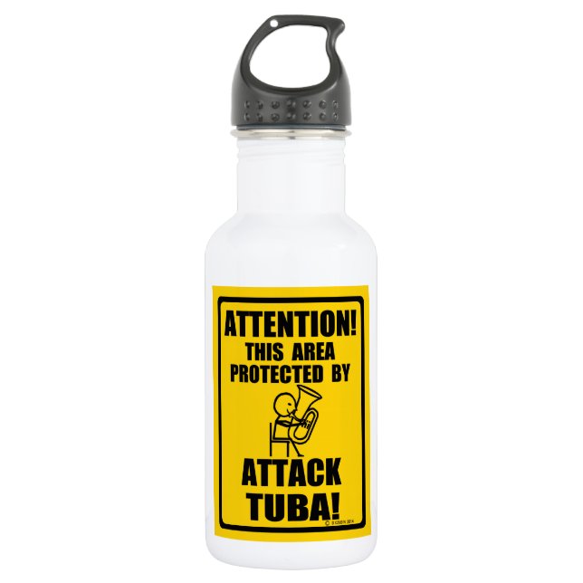 Attack Tuba 532 Ml Water Bottle (Front)