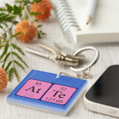 Atte periodic table name keyring (Front Right)