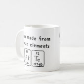 Atte periodic table name mug (Front Left)