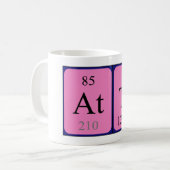 Atte periodic table name mug (Front Left)