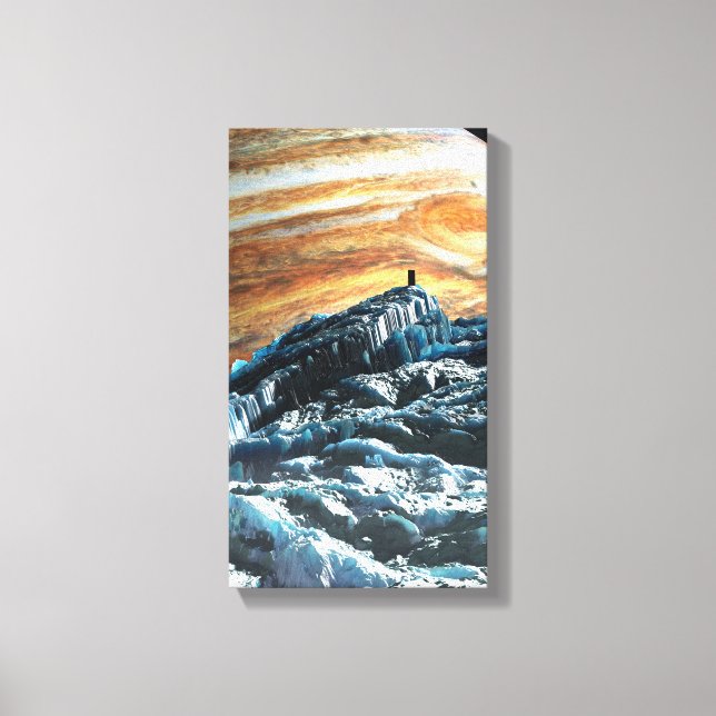 Attempt No Landing (Portrait) Canvas Print (Front)