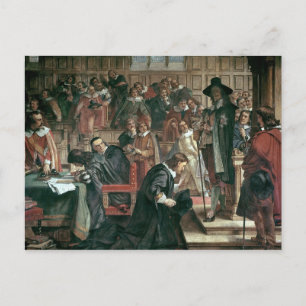 Attempted arrest of 5 members of the House Postcard
