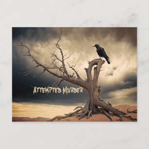 Attempted Murder Postcard