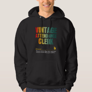 Attendance Clerk Appreciation Week Back to School Hoodie