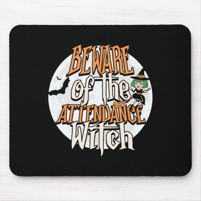 Attendance Clerk Office Squad Attendance Secretary Mouse Mat (Front)