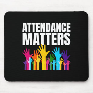 Attendance S Sticker Mouse Mat