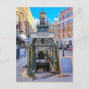 Attendant Fitzrovia London Postcard