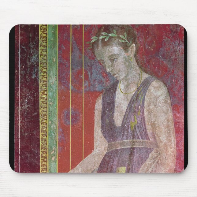 Attendant Pouring Liquid from a Jug Mouse Mat (Front)