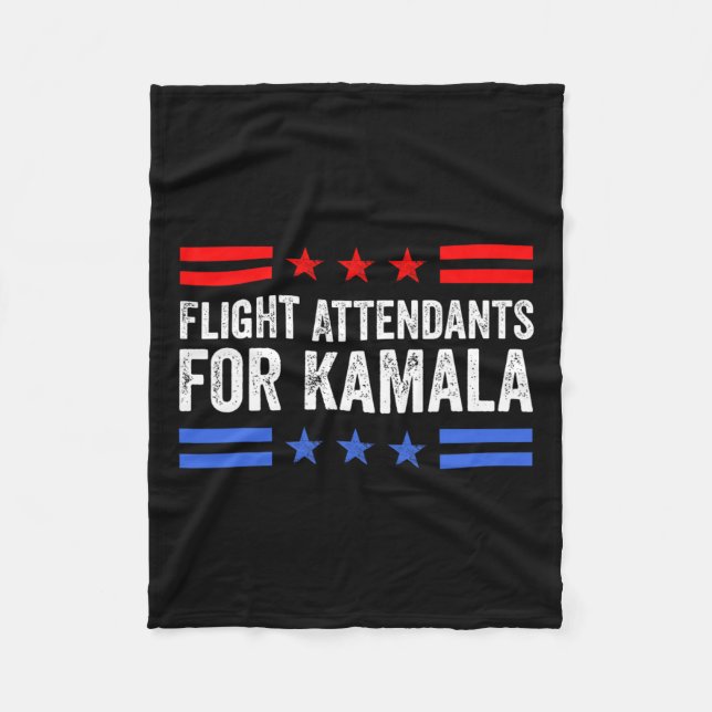 Attendants For Kamala  Fleece Blanket (Front)