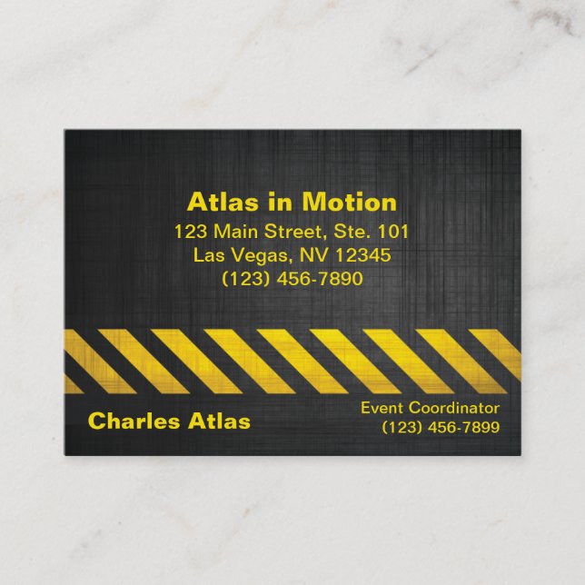 Attention Business Card (Front)