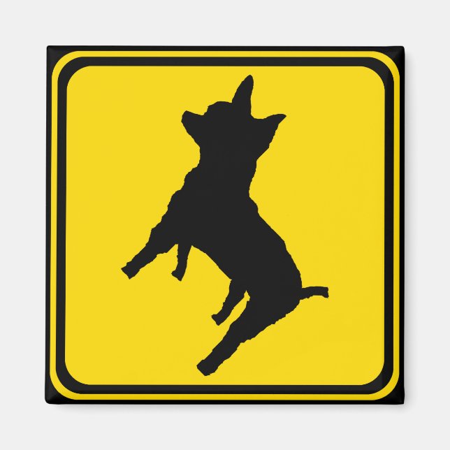 Attention:  Chihuahua Ahead! Magnet (Front)
