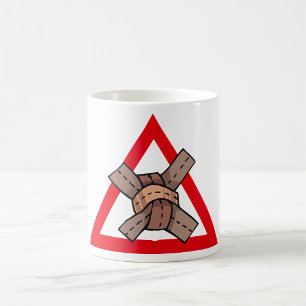 Attention Crossing Coffee Mug