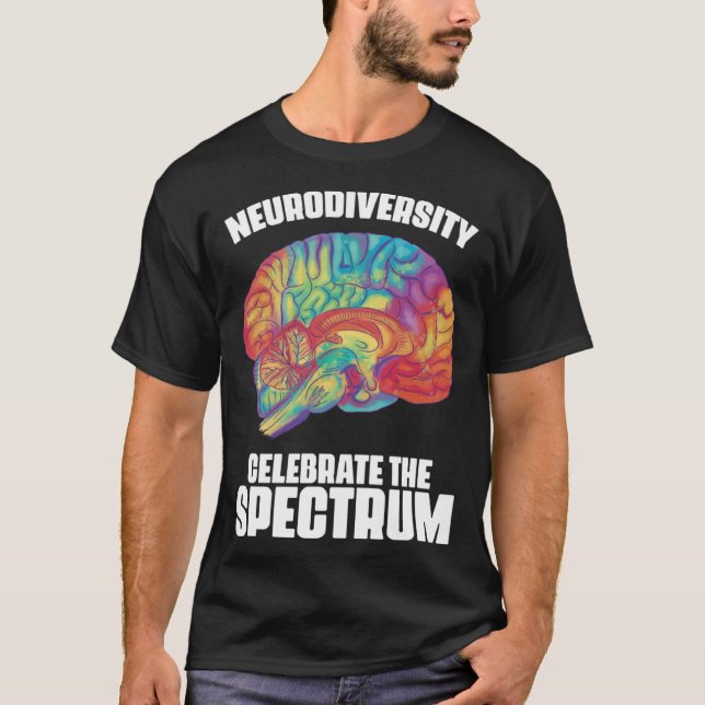 Attention Deficit Disorder Hyperactivity Neurodive T-Shirt (Front)