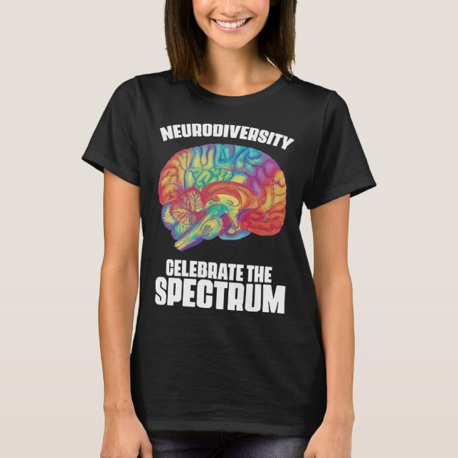 Attention Deficit Disorder Hyperactivity Neurodive T-Shirt (Front)
