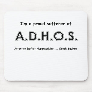 Attention Deficit Hyperactivity .... oooh Squirrel Mouse Mat