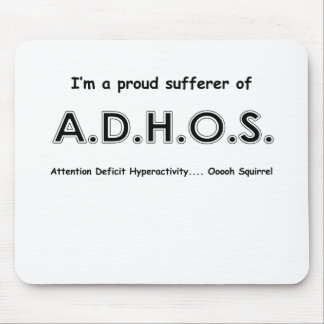 Attention Deficit Hyperactivity .... oooh Squirrel Mouse Mat