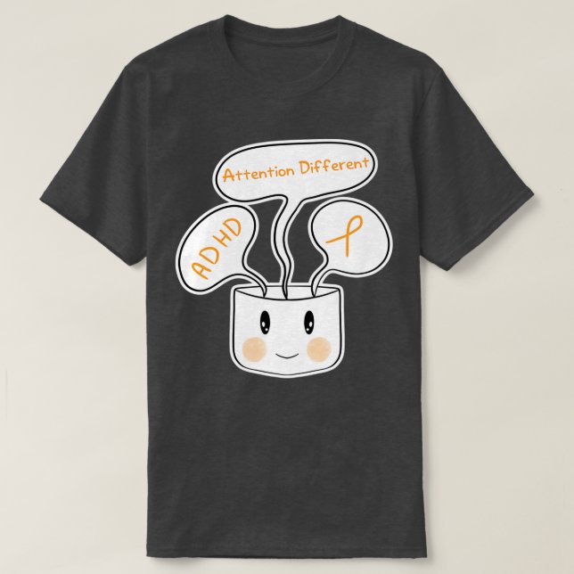 Attention different ADHD awareness month T-Shirt (Design Front)