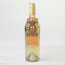 Attention! Gold Cartoon Pineapple Pin