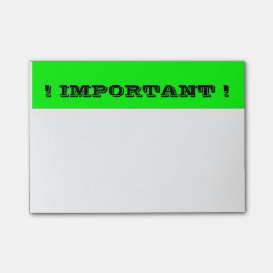 Attention-grabbing neon Post-it notes