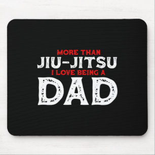Attention I Can Jiu Jitsu Fighter Judo Martial Art Mouse Mat