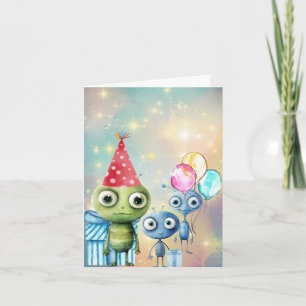 Attention Intergalactic Plain Thank You Card