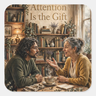 "Attention Is the Gift" Listening Sticker