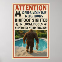 Attention Sierra Mountain Neighbours – Bigfoot Poo