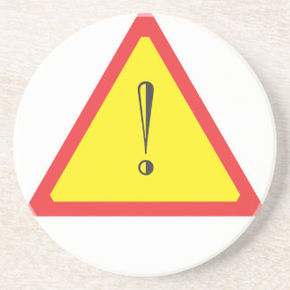 Attention Sign Coaster
