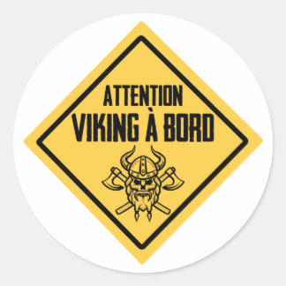 Attention Viking à bord Sticker