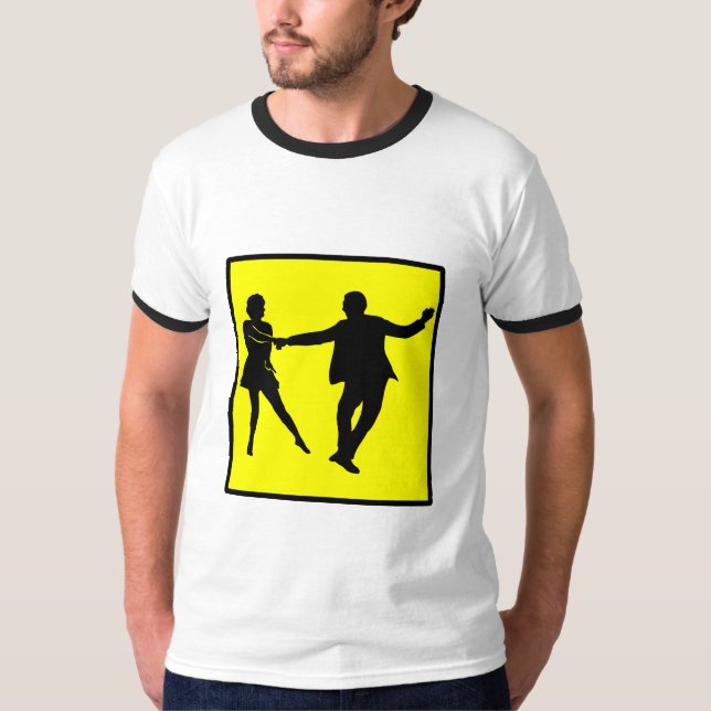 Attention! West Coast Swing T-Shirt (Front)