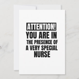 Attention you are in the presnce of a very special thank you card