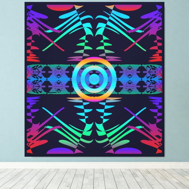 Attentive Eye to all Trends Canvas Print (Insitu(Wood Floor))