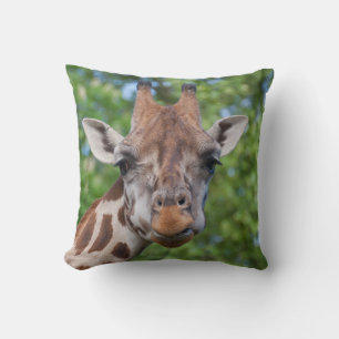 Attentive Giraffe Cushion