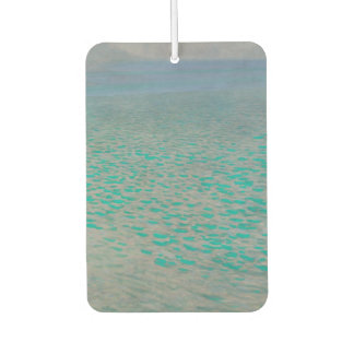 Attersee, Coastal Landscape Painting, Gustav Klimt Car Air Freshener