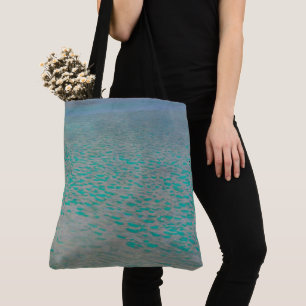 Attersee, Coastal Landscape Painting, Gustav Klimt Tote Bag