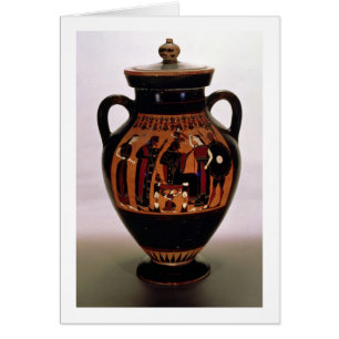Attic black-figure amphora depicting the Birth of