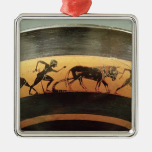 Attic black-figure cup metal tree decoration