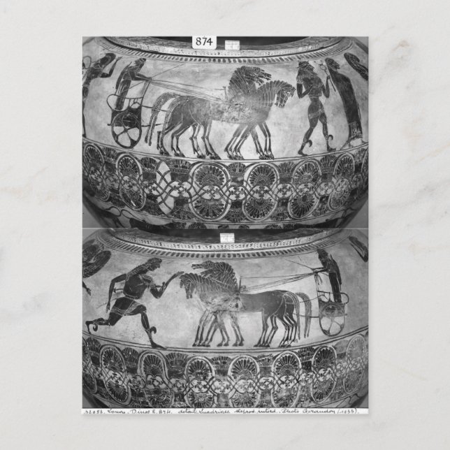 Attic black-figure dinos postcard (Front)