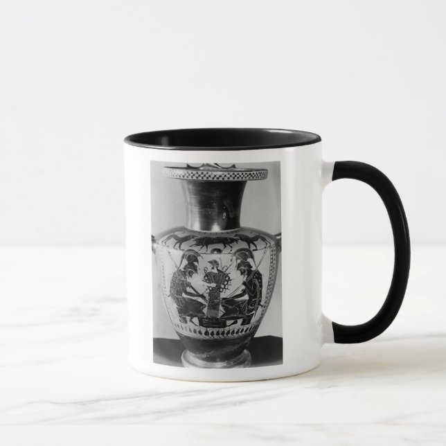 Attic black figure hydra mug (Right)