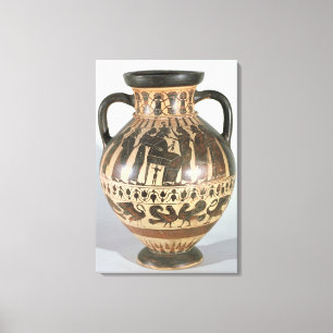 Attic Corinthian amphora Canvas Print