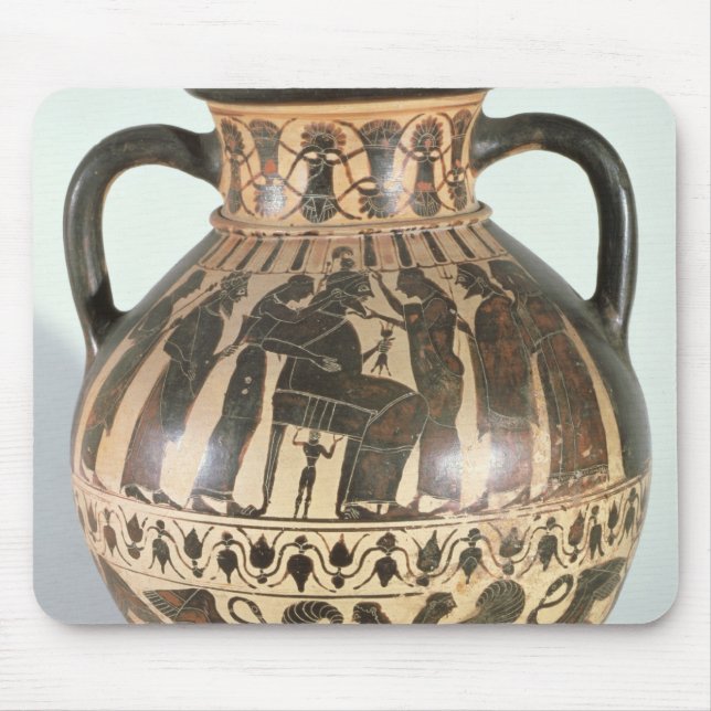 Attic Corinthian amphora Mouse Mat (Front)