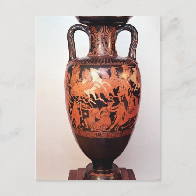 Attic red figure amphora postcard (Front)