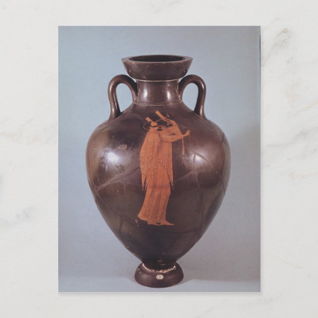 Attic red figure amphora postcard (Front)