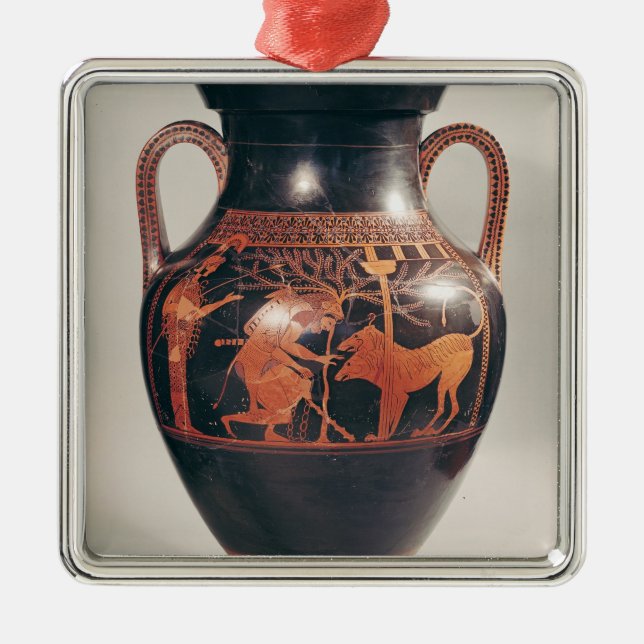 Attic red-figure belly amphora metal tree decoration (Front)