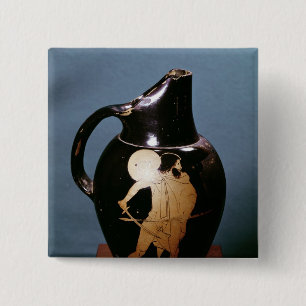 Attic red-figure oinochoe 15 cm square badge