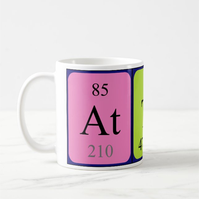 Attica periodic table name mug (Left)