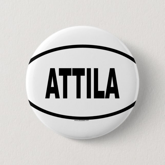 ATTILA 6 CM ROUND BADGE (Front)
