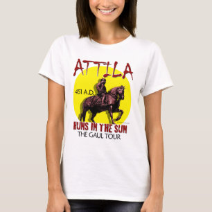 Attila 'Huns in the Sun' Tour (Ladies Light Front) T-Shirt