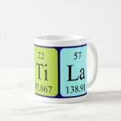 Attila periodic table name mug (Front Right)